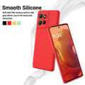 Miniatyrbild 3 av 7: Motorola Moto G86 5G Solid Color Case - Drop-Protective Full-Coverage Silicone Case Röd