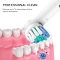 Miniatyrbild 3 av 4: 8-pack Professional Electric Toothbrush Heads - Medium Soft Bristles for Precision Cleaning