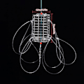 Miniatyrbild 4 av 5: 1 pcs Crab Trap with Multiple Hooks; Reusable Bait Cage for Outdoor Crabs, Shrimp, and Lobster