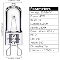 Miniatyrbild 2 av 5: G9 Halogenlampor 40W, 230V, 10-pack 40W