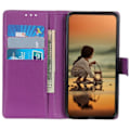 Miniatyrbillede 2 af 5: Motorola Edge 50 Fusion 5G Litchi Læder Etui Lilla