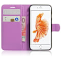 Pikkukuva 5 / 5: iPhone 7/8/SE (2020/2022) - Litsi Lompakkokotelo - Liila Liila
