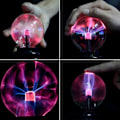 Miniatyrbillede 3 af 5: Ysdsy Plasma Kugle/plasma Lampe/plasma Lampe, Plasma Elektrisk Nebula Lynkugle, Følsom Over for Berøring