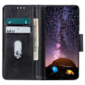 Miniatyrbillede 2 af 5: Samsung Galaxy S23 Ultra Etui Crazy Horse Spaltlæder Sort