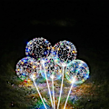Miniatyrbillede 3 af 4: Stykker Balloner Lysende Balloner, Led Balloner Med Pinde Balloner, Led Ballon Farverige, Led Balloner Helium, Led Farverige Fe Lys.