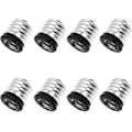 Pikkukuva 1 / 5: Led-sovitin - 8 kpl lamppuputken H -muuntimet polttimon kanta-adapteri polttimon H lisävaruste (e17 E14)