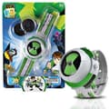 Ben 10 Omnitrix Projektor Ur Legetøj Justerbart Plast Håndledslegetøj til Børn Grøn Hvid 21 cm