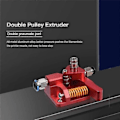 Miniatyrbillede 5 af 5: Dobbeltgearet ekstruder, kompatibel med for 3 CR10 -10 Pro -10S aluminiumsdrev, til 3D-siere