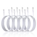 5-pack 1 m Lightning-kabel laddning och överföring 5 st USB-C Vit (5-PACK) 1M