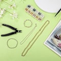 Miniatyrbild 5 av 5: Crimp Beads för smyckestillverkning (2200 st) - Kit med crimptänger och pincett
