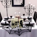 Miniatyrbild 4 av 5: Halloween Flameless Candles, Battery Operated Real Wax LED Candles with Raven, Spider, Spiderweb and Skull for Halloween Decoration