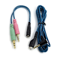 Pikkukuva 1 / 5: Kuulokkeet 3,5 mm:n USB-kaapeli Steelseries Arctis 3 5 7 -kuulokkeille