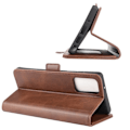 Pikkukuva 5 / 5: Samsung Galaxy Note 20 - Lompakkokotelo - Ruskea Brown Ruskea