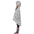 Miniatyrbillede 4 af 5: Smiffys Unisex Voksen Zebra Kostume Poncho Størrelse One Hvid/Sort White/Black One Size