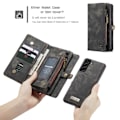 Miniatyrbild 4 av 5: Samsung Galaxy S21 Plus - CASEME 2-i-1 Multifunktionellt Plånboksfodral - Svart