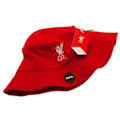 Miniatyrbillede 4 af 5: Liverpool FC Unisex Voksen Crest Bucket Hat Én Størrelse Rød Red One Size