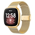 Miniatyrbild 2 av 3: Fitbit Versa 4/Sense 2 Armband Milanese Guld