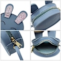 Miniatyrbillede 4 af 5: Sød Kanin Pung Crossbody Taske Mini Tegneserie Skuldertaske Med Ører Til Småbørn Drenge Piger
