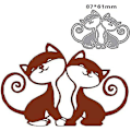 Miniatyrbilde 2 av 5: Animal Cat Metal Cutting Dies For Diy Scrapbooking Album Embossing Photo Craft Paper Cards Decorative Craft