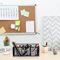 Miniatyrbillede 2 af 5: Magnetisk penneholder, netlagerkurv med ekstra stærk magnet til køleskab, whiteboard, skabstilbehør, kontorartikler arrangør