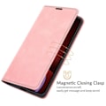 Miniatyrbillede 3 af 5: iPhone 13 Pro Max - Solid Læder Flip Cover - Lys Pink