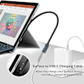 Miniatyrbild 3 av 5: Surface Connect till USB-C laddningskabel kompatibel med Surface Pro7 Go2 Pro6 5/4/3 Laptop1/2/3 & Su
