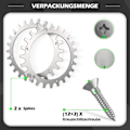Miniatyrbild 3 av 5: 2 x Premium Rostfria Spikar för Worx S/M Modell, 2 x Rostfria Skruvspikar Traction Enhancer, Robotgräsklippare Hjulstorlek 205 mm