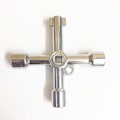 Miniatyrbilde 3 av 5: Gassnøkkel Måler Nøkkel Verktøy Nøkkel for Elektrisk Skap Skap Åpning Nøkkel Sink Legering(1stk, Sølv)