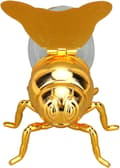 Decorative Bee-Shaped Honey Jar, Honey Pot with Spoon Gold Gold