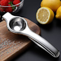 Miniatyrbillede 4 af 5: Rustfrit stål manuel juicepresser citrus citronpresser, frugtjuice limepresser metal, professionel håndjuicer køkkenredskab