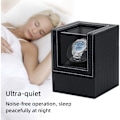 Miniatyrbillede 2 af 3: Automatisk urværksboks PU Quad Single Automatisk urdisplay opbevaring armbånd