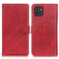 Miniatyrbillede 1 af 5: Samsung Galaxy A03 Etui Solid Læder Rød