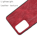 Pikkukuva 3 / 5: Samsung Galaxy A52 / A52s - Nahkapäällysteinen Hybridikuori - Punainen Red Punainen