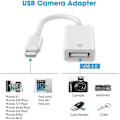 Pikkukuva 3 / 5: Usb-kameran sovitin, Usb Otg -kaapeli, uros-Usb-naaras-sovitin, ei sovellusta tarvita