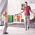 Miniatyrbild 3 av 3: Hopprep, trasselfritt snabbt hopprep med kullager för kvinnor, män och barn, justerbart ståltrådshopprep för träning