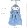 Miniatyrbilde 2 av 5: 3 stk håndkle sett, mikrofiber badehåndkle hurtigtørkende hengende ansiktshåndkle (khaki, gul, blå)