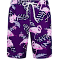 Pikkukuva 3 / 5: Havaijipaita ja shortsit miehille, normaali istuvuus, lyhythihainen, rento, funky ranta Flamingopaita setti XXL