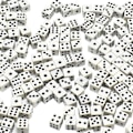 Pikkukuva 1 / 5: Galaxy 200 kpl 8 mm miniatyyritärät mustilla pisteillä 6-sivuinen noppa Standardpelinopat