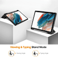 Pikkukuva 4 / 5: Samsung Galaxy Tab A9 Plus Kotelo Tri-Fold Kynäteline Harmaa