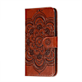 Miniatyrbillede 2 af 5: Samsung Galaxy A52 / A52s - Mandala Læder Etui - Brun Brown Brun
