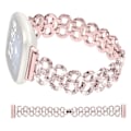 Pikkukuva 1 / 5: Fitbit Versa 4/Sense 2 -ranneke metalli bling pinkki