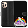 Miniatyrbillede 1 af 3: Apple iPhone 11 Pro Pung Etui Enhjørning Regnbue