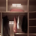Miniatyrbillede 3 af 5: Bevægelsessensor natlampe, dæmpbar underskabsbelysning til garderobe køkken trapper