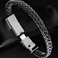 Miniatyrbilde 4 av 4: Usb-ladekabelarmbånd Mote Håndleddsdata Laderledning-