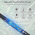 Miniatyrbillede 4 af 4: Lighter Elektrisk Lighter Stearinlys Lighter Genopladelig Usb Lang Lighter Arc Lightere Til Stearinlys Camping Familie Brug (sort)