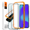 Pikkukuva 1 / 3: Spigen iPhone 14 Pro Max 2-PACK ALM Täyspeittävä Näytönsuoja Karkaistu Lasi