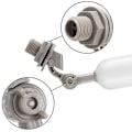 Miniatyrbild 3 av 5: 3-delad flottörventilset, 1/2-tums vattenförsörjningsrör flottörventil med justerbar arm för simning P