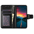 Miniatyrbillede 2 af 5: Samsung Galaxy S23 Plus Læder Etui Sort