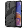 Miniatyrbillede 2 af 5: Samsung Galaxy A23 5G Cover Stødsikkert Hybrid Støtteben Sort