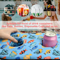 Miniatyrbillede 3 af 5: Oppustelig poolkopholder - Poolbar drikkevareholder, oppustelig drikkevareholder, flydende kopholder